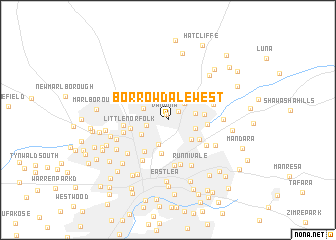 map of Borrowdale West