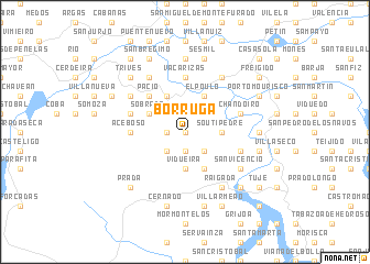 map of Borruga