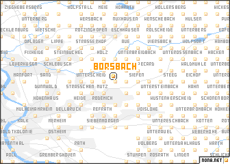 map of Borsbach