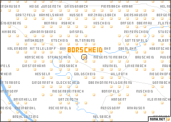 map of Borscheid