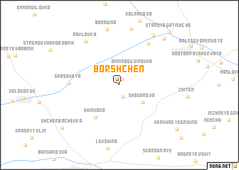 map of Borshchen\