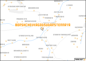 map of Borshchëvka Godsudarstennaya
