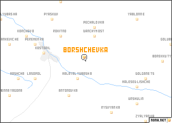 map of Borshchëvka