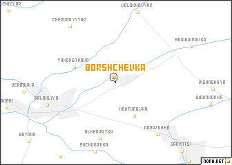 map of Borshchevka