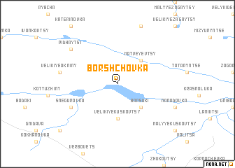 map of Borshchovka