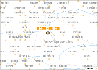 map of Borshevichi