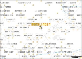 map of Börslingen