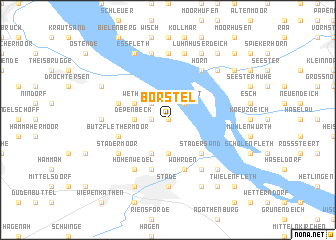 map of Borstel