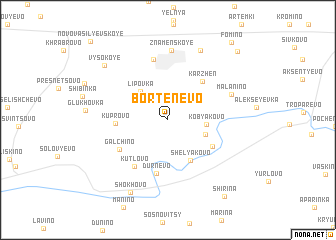 map of Bortenevo