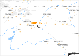 map of Borthwick