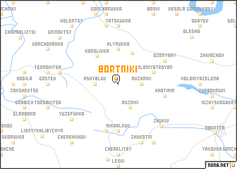 map of Bortniki