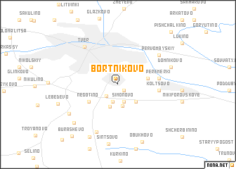 map of Bortnikovo