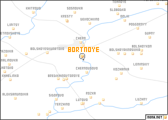 map of Bortnoye