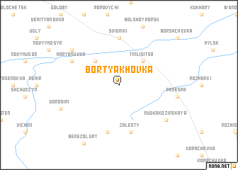 map of Bortyakhovka