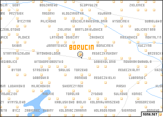 map of Borucin