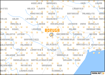 map of Boruga