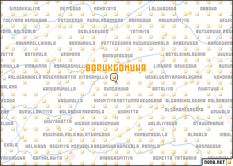 map of Borukgomuwa