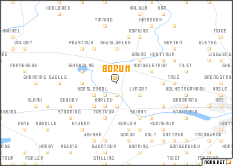 map of Borum