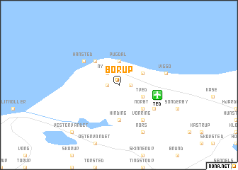 map of Borup