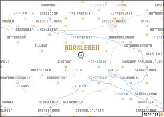 map of Borxleben