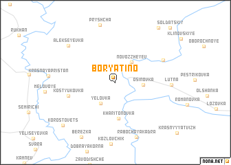 map of Boryatino