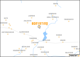 map of Boryatino