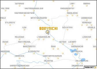 map of Borynichi
