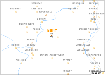 map of Bory