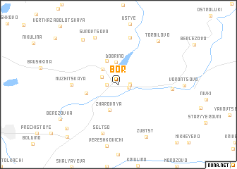 map of Bor