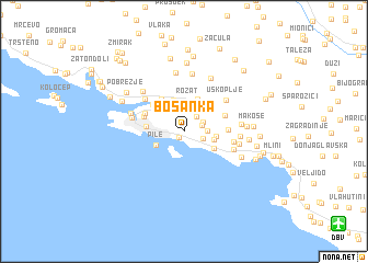 map of Bosanka