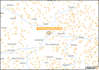 map of Bosanski Novi