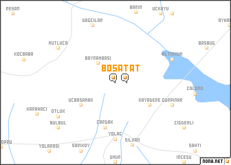 map of Boşat