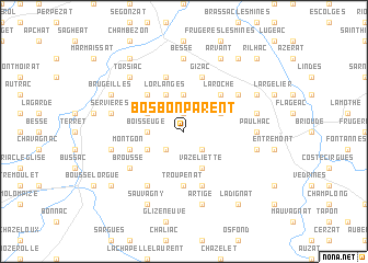 map of Bosbonparent