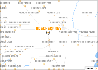 map of Bŏs Chék Prey