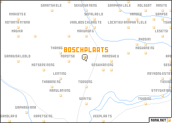 map of Boschplaats