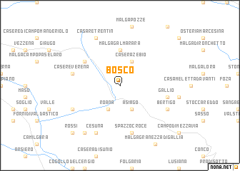map of Bosco