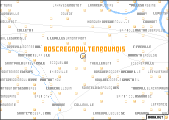 map of Bosc-Regnoult-en-Roumois