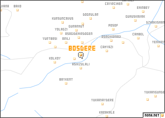 map of Boşdere