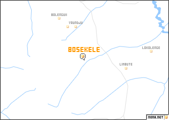 map of Bosekele