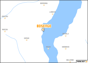 map of Bosenge