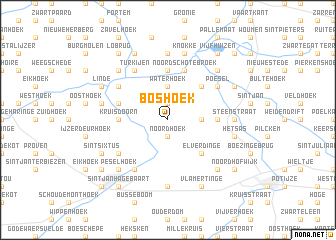 map of Boshoek