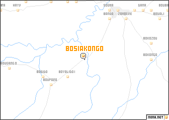 map of Bosiakongo