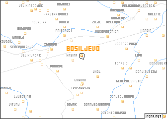map of Bosiljevo