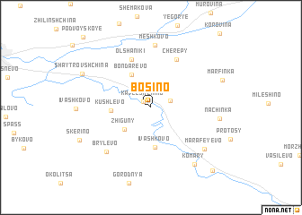 map of Bosino