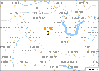 map of Boski