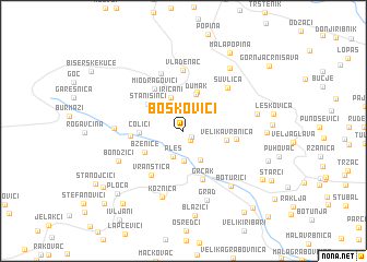 map of Boskovici