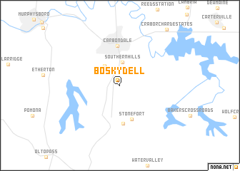 map of Boskydell