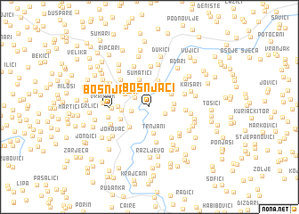 map of Bošnjaci