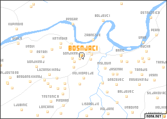 map of Bošnjaci