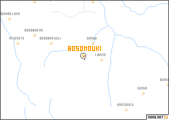 map of Boso-Mouki